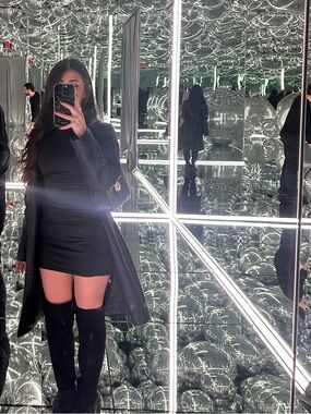 Black Bodycon Mini Dress XS